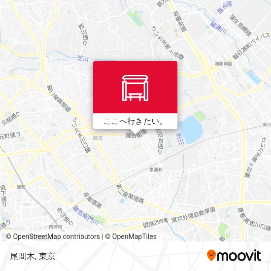 尾間木地図