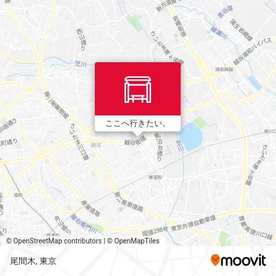 尾間木地図