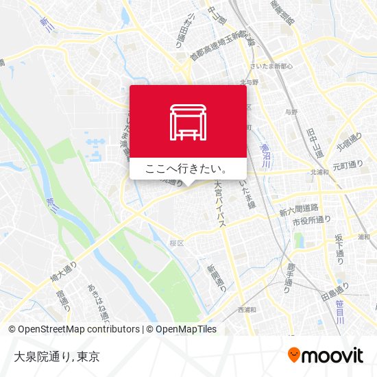 大泉院通り地図