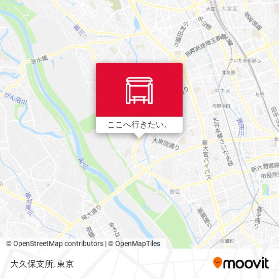 大久保支所地図