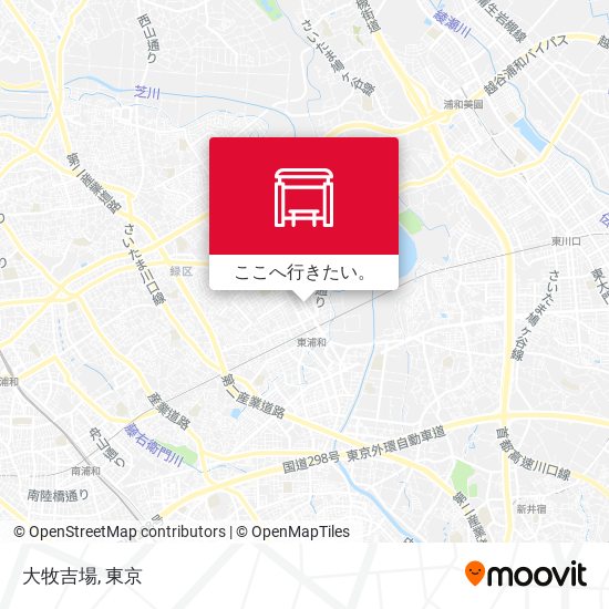 大牧吉場地図