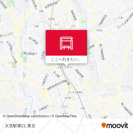 大宮駅東口地図