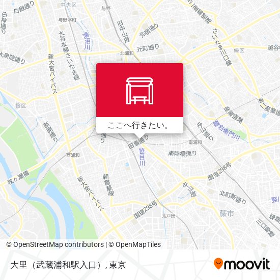 大里（武蔵浦和駅入口）地図