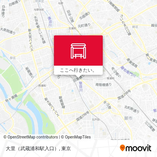 大里（武蔵浦和駅入口）地図