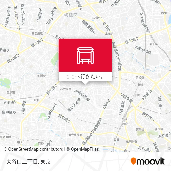 大谷口二丁目地図