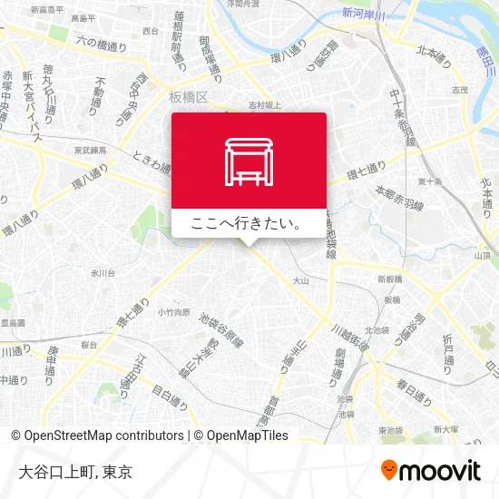 大谷口上町地図