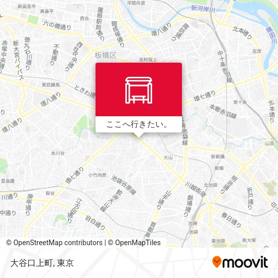 大谷口上町地図