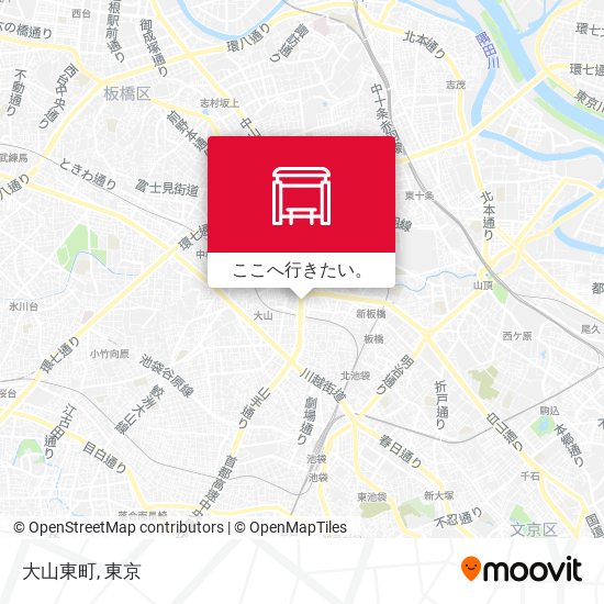 大山東町地図