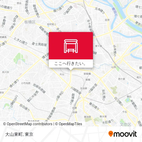 大山東町地図