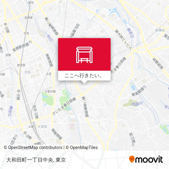 大和田町一丁目中央地図