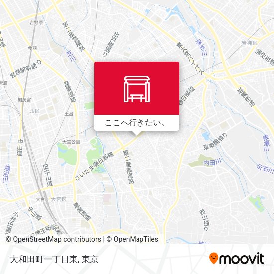 大和田町一丁目東地図