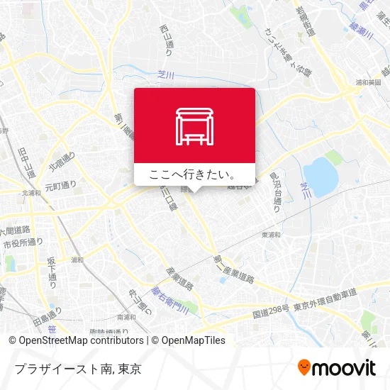 プラザイースト南地図