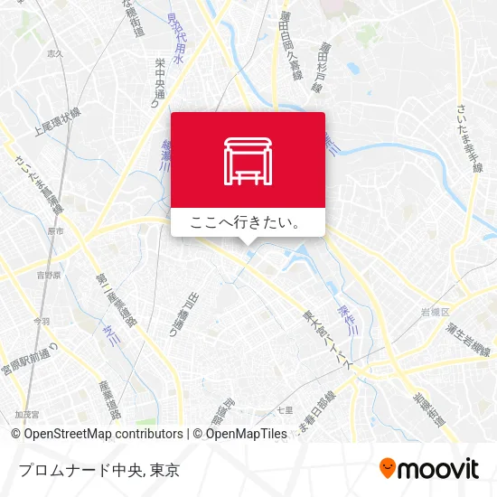 プロムナード中央地図