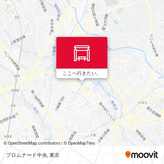 プロムナード中央地図