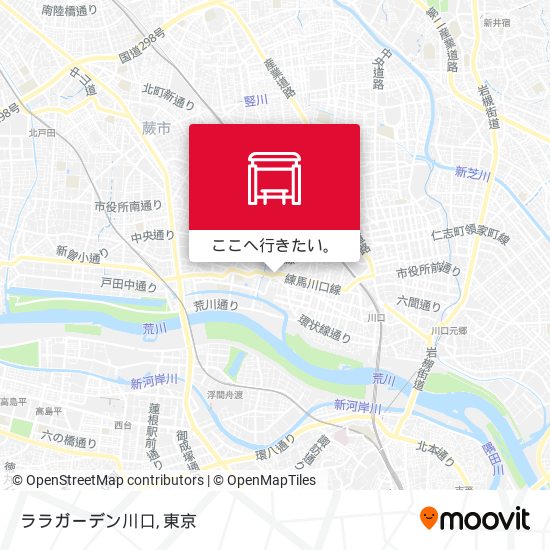 ララガーデン川口地図