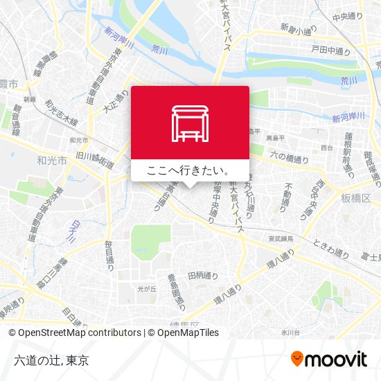 六道の辻地図