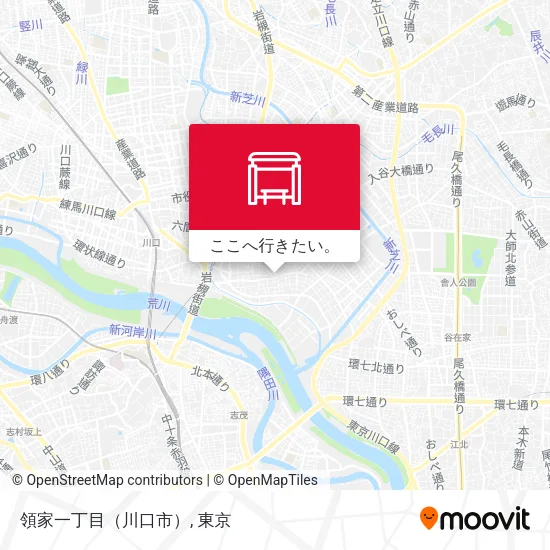 領家一丁目（川口市）地図