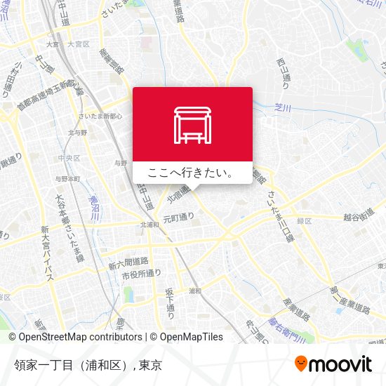 領家一丁目（浦和区）地図