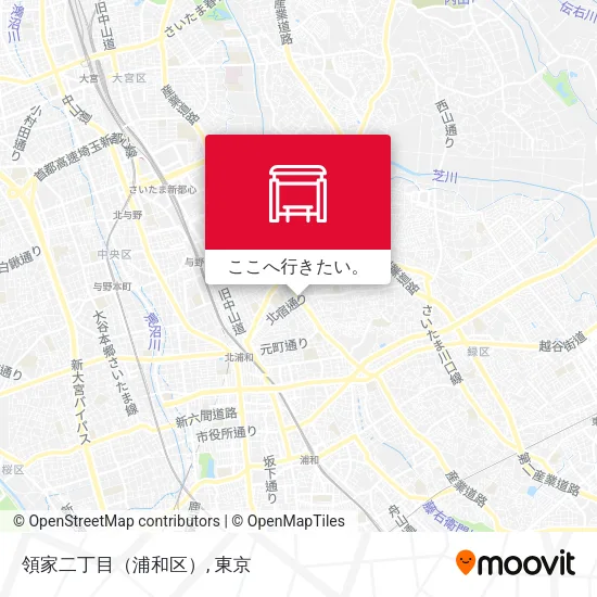 領家二丁目（浦和区）地図