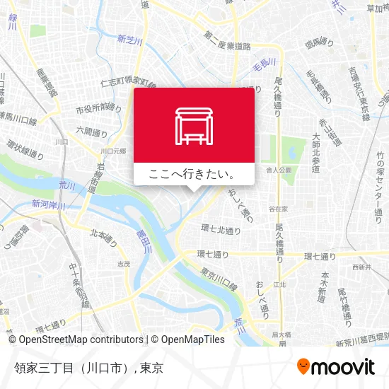 領家三丁目（川口市）地図