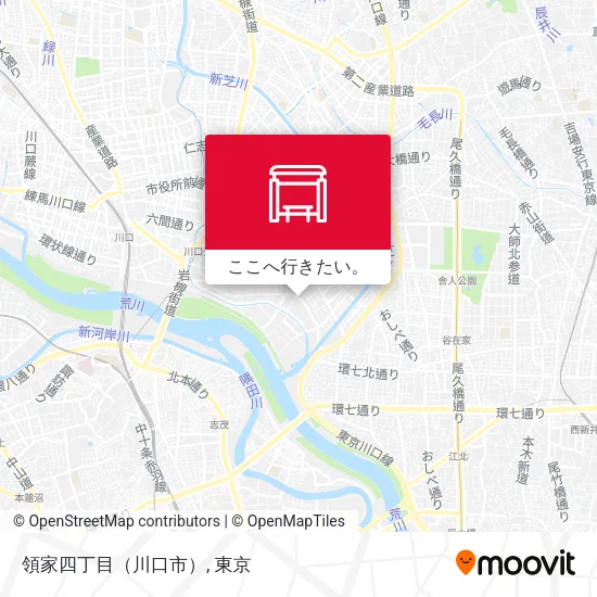 領家四丁目（川口市）地図
