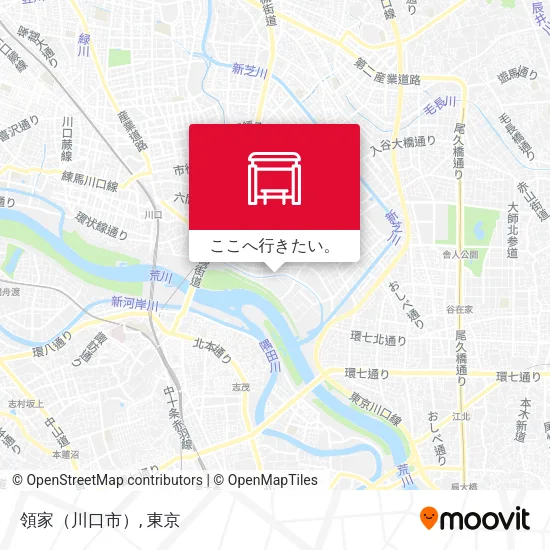 領家（川口市）地図