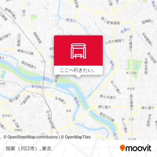 領家（川口市）地図