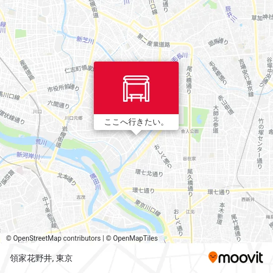 領家花野井地図