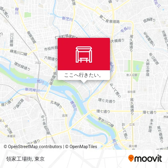 領家工場街地図