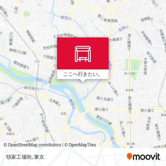領家工場街地図