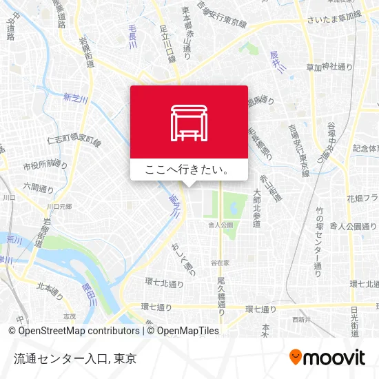 流通センター入口地図