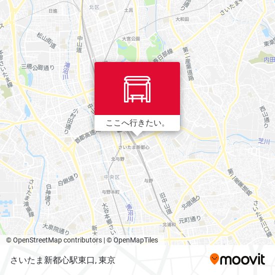 さいたま新都心駅東口地図