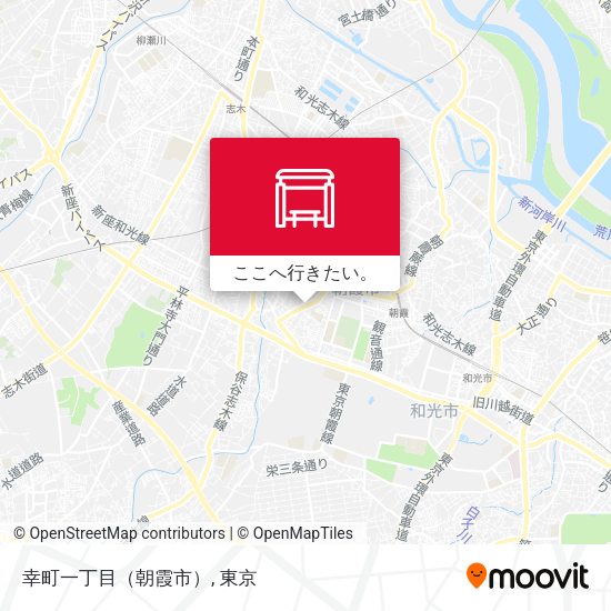 幸町一丁目（朝霞市）地図