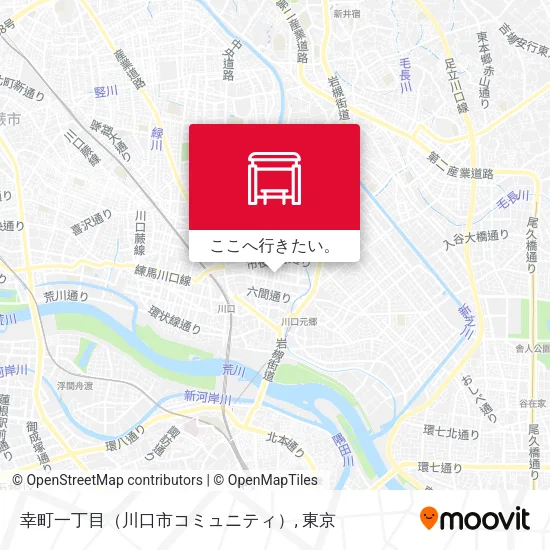 幸町一丁目（川口市コミュニティ）地図