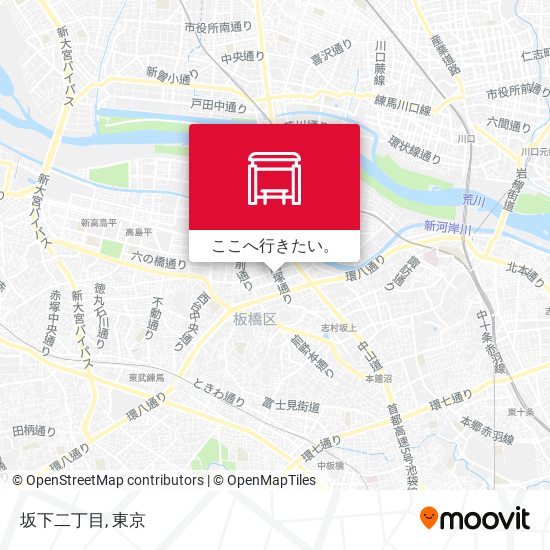 坂下二丁目地図