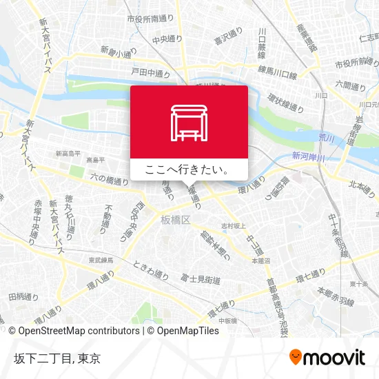 坂下二丁目地図