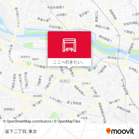 坂下二丁目地図