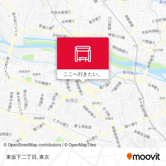 東坂下二丁目地図