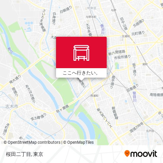 桜田二丁目地図