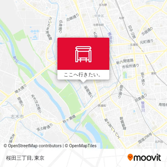 桜田三丁目地図