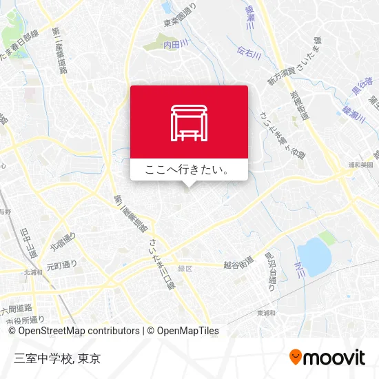 三室中学校地図