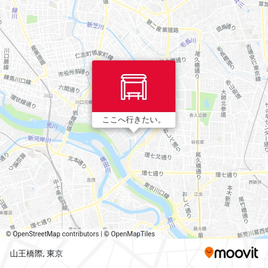 山王橋際地図
