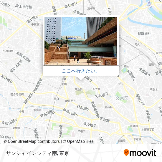 サンシャインシティ南地図