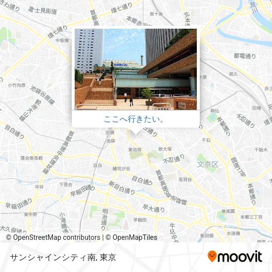 サンシャインシティ南地図