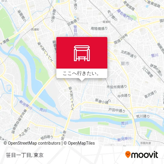 笹目一丁目地図