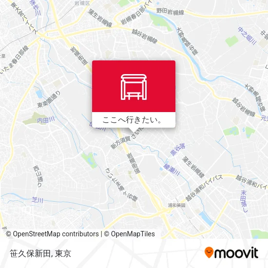 笹久保新田地図
