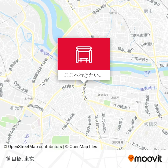 笹目橋地図