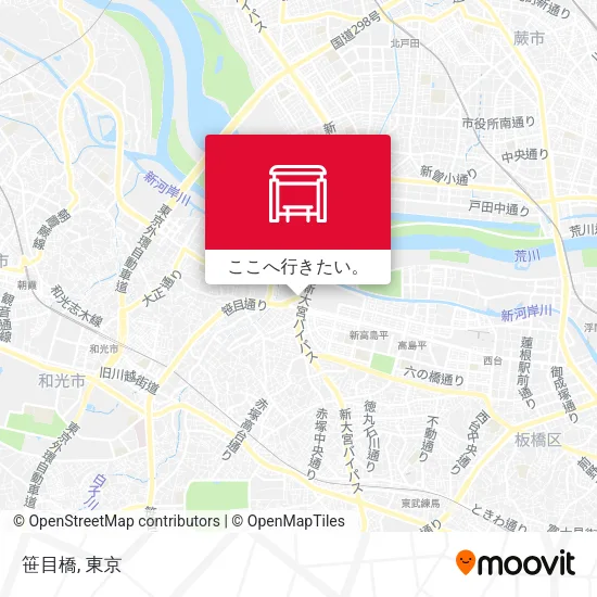笹目橋地図