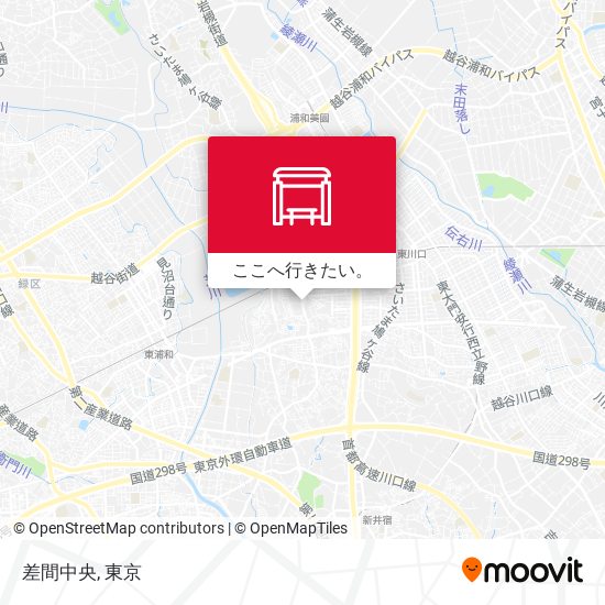 差間中央地図