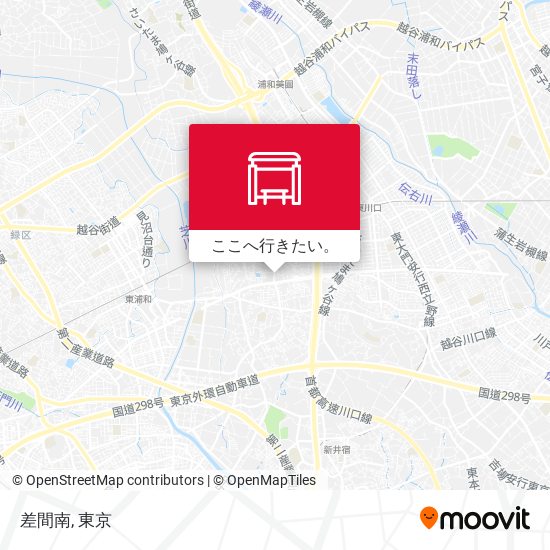 差間南地図